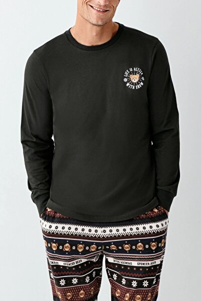 Arnetta 3462 Men's Fume Long Sleeve Pajama Set