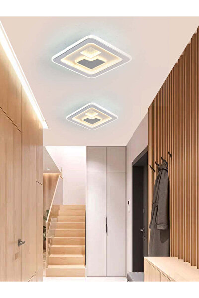 RFAN Lampă de perete LED, model 9114-240, 3 tipuri de lumină, 74W, alb/gri