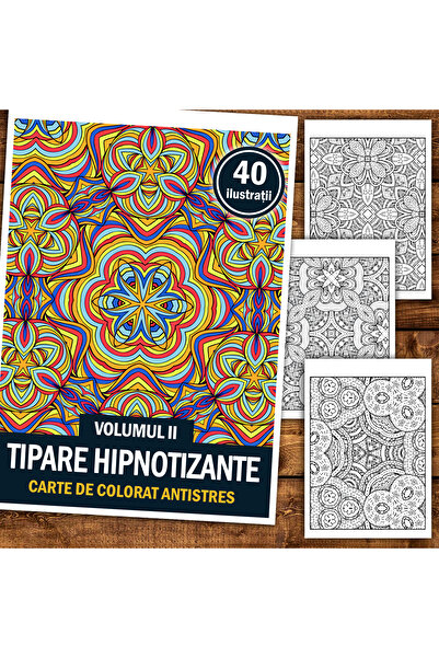 Legendary Gifts Carte de pictura, 40 de ilustratii Tipare Hipnotizante - Volu...