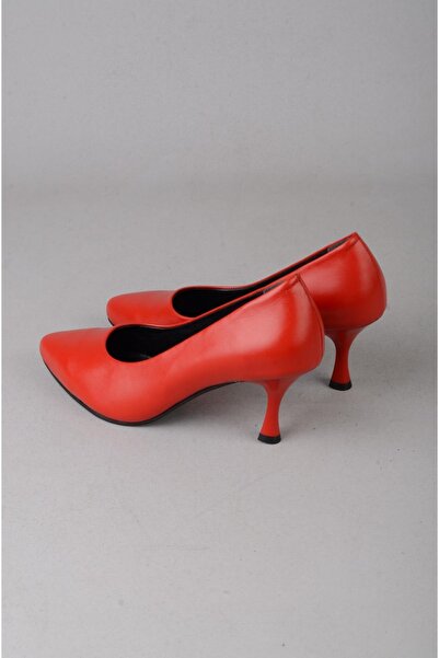 SEÇ KUNDURA Seç 224 genuine leather stiletto shoe (7cm) red