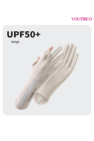 Youtrico SPF50 Sun Protection Gloves Summer Cycling Fingerless Gloves for Driving