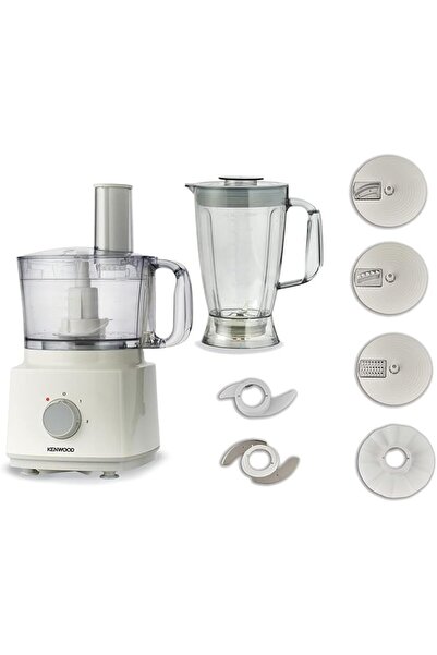 Kenwood Food Processor, 750W, 2L, Blender & Whisk, Dough Maker, FDP03.C2WH, White