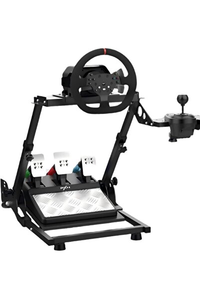 pxn حامل عجلة سباق A10 - قابل للطي، قابل لتعديل الارتفاع، متوافق مع Logitech وThrustmaster