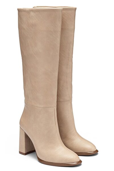 Dedos Γυναικείες μπότες γκολφ με χοντρό τακούνι κάτω από το γόνατο, αντιολισθητική σόλα, καθημερινές μπότες γκολφ 1500