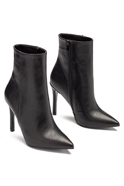 Dedos Cizme de damă cu toc înalt și fermoar cu vârf ascuțit 1225