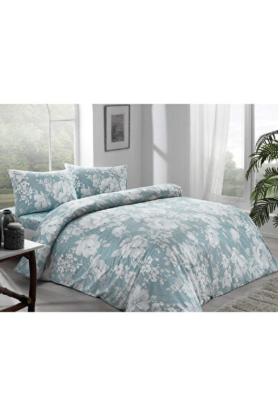 Talis Abril Blue Single Bed Linen (100% Cotton)