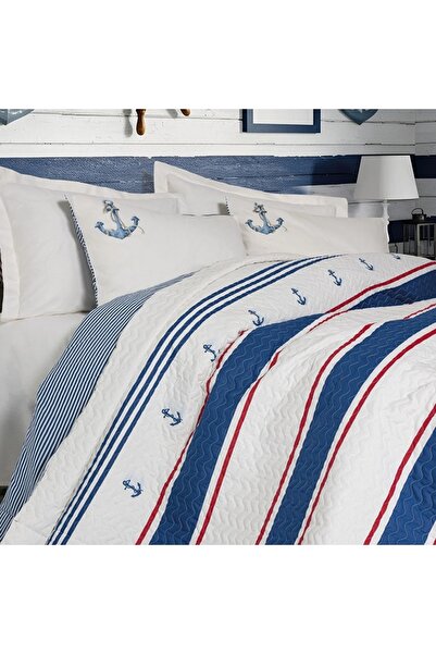 Talis Set Lenjerie de Pat si Cuvertura 1 Persoana Brine Ecru, Bumbac 100%