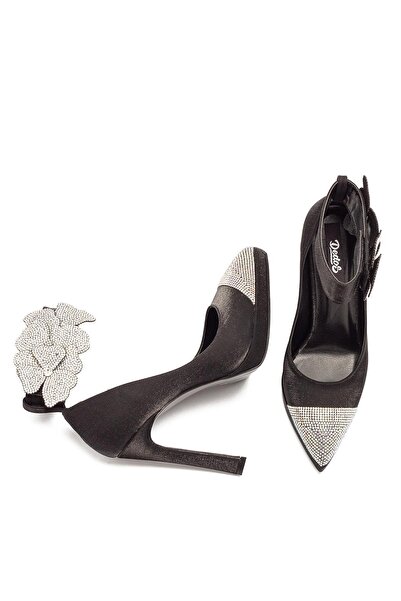 Dedos Women's Special Stone Ankle Strap High Heel Platform Shoes 6015