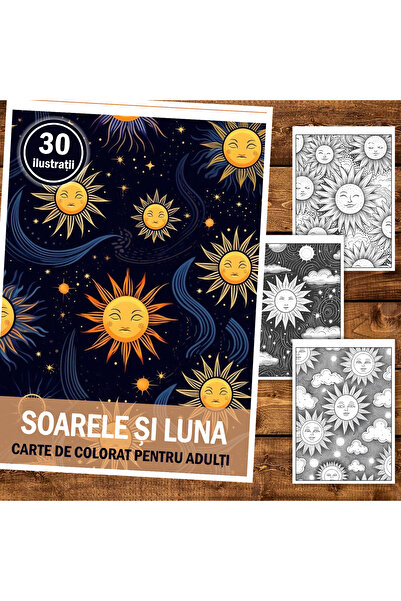 Legendary Gifts Painting book, 50 illustrations, The Sun and the Moon