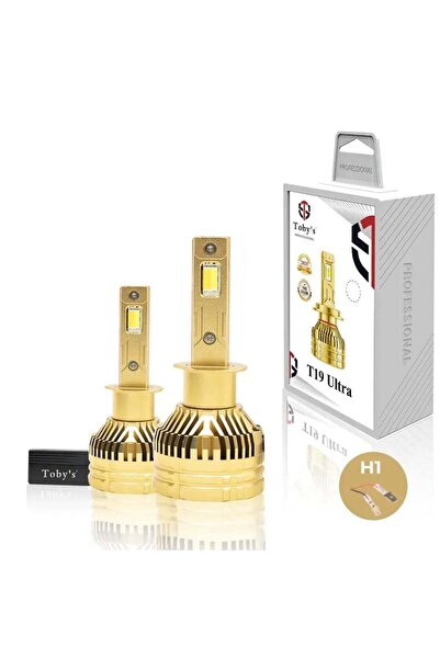 TOBYS مصباح أمامي LED فائق الجودة T19 Ultra من توبي، 65 واط، ثنائي اللون (650...