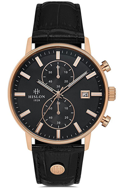 Hislon ساعة يد رجالية من مجموعة ماستر وورك MS200R-04BR