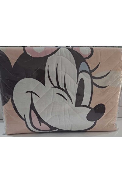 Özdilek Licensed Disney Children's Bedspread Set Single Minnie Garden Pink