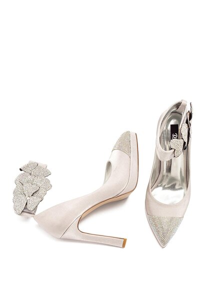 Dedos Women's Special Stone Ankle Strap High Heel Platform Shoes 6015