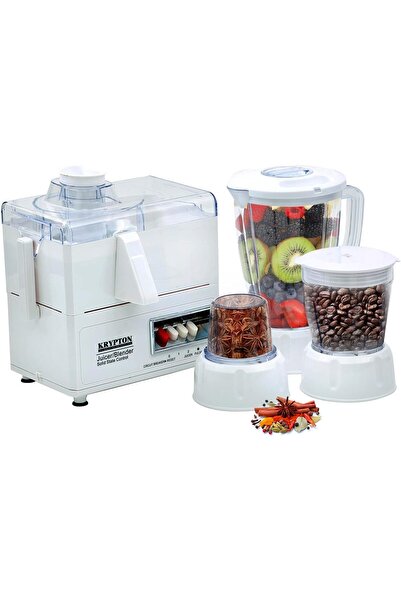 KRYPTON 4-in-1 Multifunction Juicer & Blender KNB6021 - 1.6L Jar, Grinder, 2-Speed Pulse