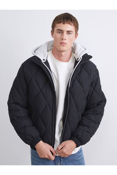 LC Waikiki New Season Standard Fit Hooded Men's Puffer Jacket