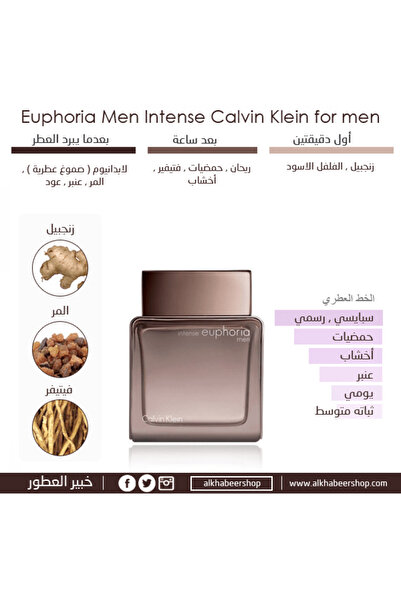 Calvin Klein Calvin Klein Euphoria Intense for Men Eau de Toilette 100ml
