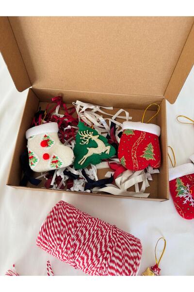 Retrobird Yılbaşı 3'lü Ağaç Süsü