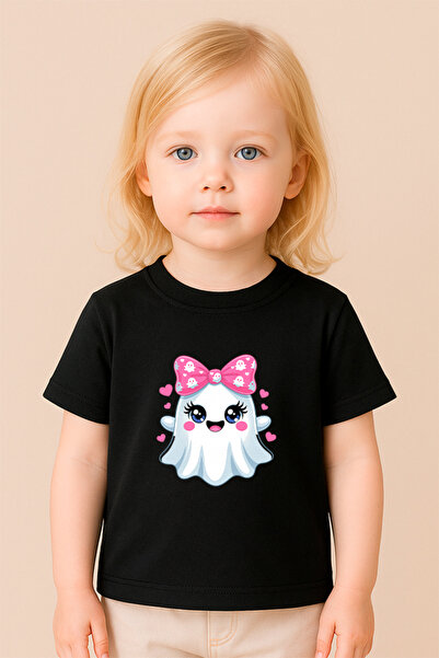 SVART WEAR Παιδικό μπλουζάκι από 100% βαμβάκι με θέμα το Halloween με τύπωμα