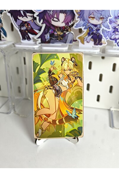 Yenaplanner بطاقة جينشين إكسيلونين المعدنية للجمع