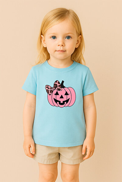 SVART WEAR Тениска с принт с тематика Хелоуин, 100% памук, за деца и възрастни