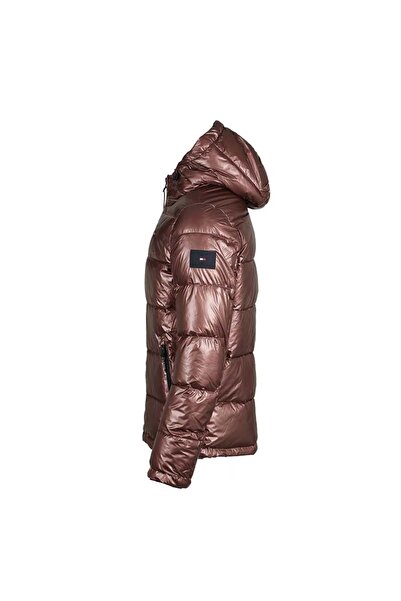 Tommy Hilfiger Men's Hooded Puffer Jacket 159An823-Brn