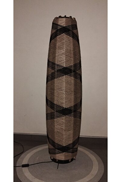 Efect Home Design Bohem,Ahşap,Rustik,Jüt,Hasır,Doğal Lambader 125*32