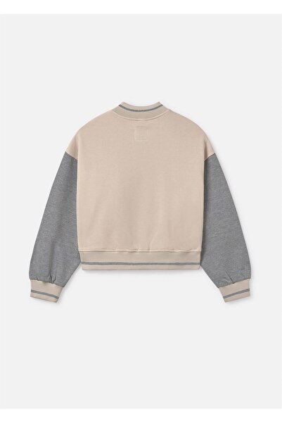 MAYORAL Girl's College Jacket Cream 7428