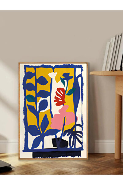 Tuba Decor Tablo dintr-o singură bucată cu rame din lemn pentru sufragerie, sufragerie, bucătărie