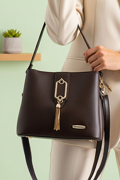 POLO CLUB Geantă de umăr și crossbody pentru femei cu 3 compartimente cu deta...