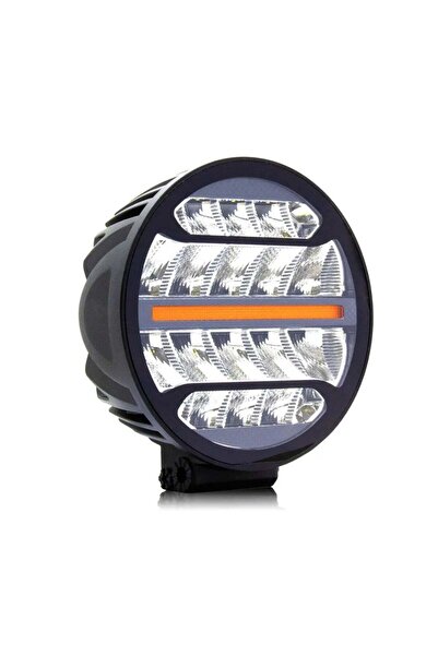 TOBYS Toby's TD0390D 7 inch Round Driving Light with Amber White DRL - TD0390...