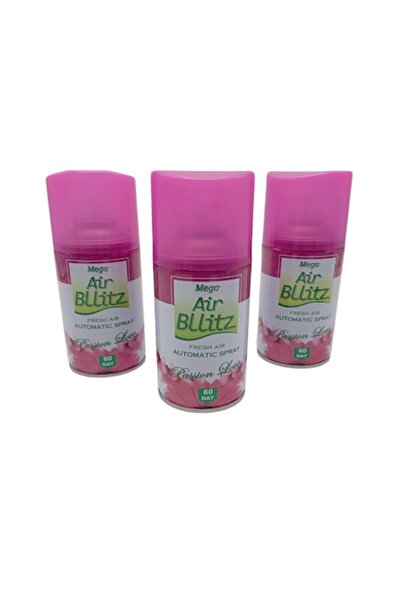 ABS Set de rezervă odorizantă de cameră Air Blitz, 3 x 205 ml, Passion Love