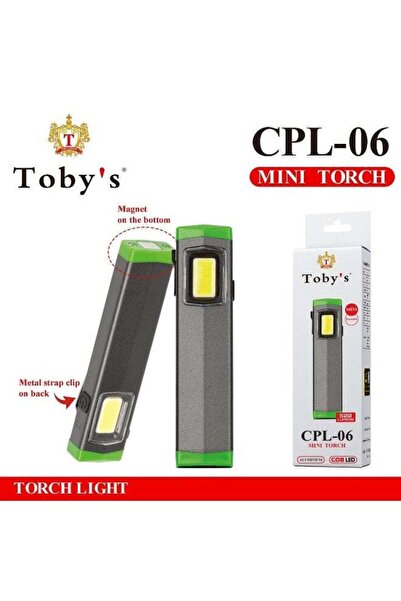 TOBYS مصباح يدوي صغير من الألومنيوم بتقنية LED COB بقوة 3 واط من توبي CPL-06 - CPL 06