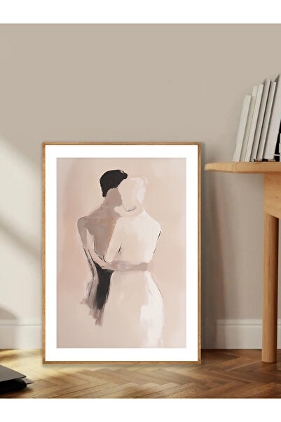 Tuba Decor Tablo dintr-o singură bucată cu rame din lemn pentru sufragerie, s...