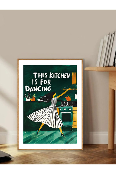 Tuba Decor Tablo dintr-o singură bucată cu rame din lemn pentru sufragerie, sufragerie, bucătărie