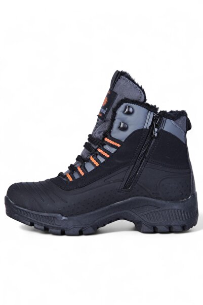 MC Jamper 1918 Syh-Füme-Orj Erkek Çocuk Kürklü Kışlık Bot