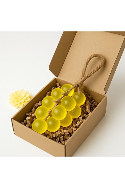 PEKPLUS صابون زينة على شكل عنقود عنب برائحة يلانج يلانج، معطر للغرف والخزائن، صابون هدايا على شكل عنقود