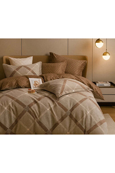 Dercasa Bed Linen Set for 2 People – 100% Cotton (4 Pieces)