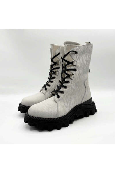 Demalis Women's genuine leather boots | 799 beige
