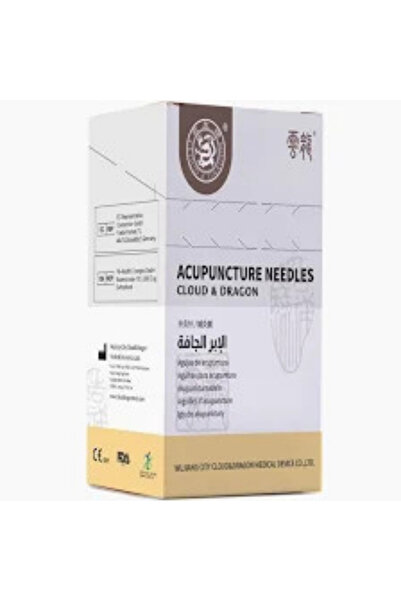 Dragon & cloud ACUPUNCTURE NEEDLES ابر جافة للعلاج الطبيعي سماكة 0.25x13mm