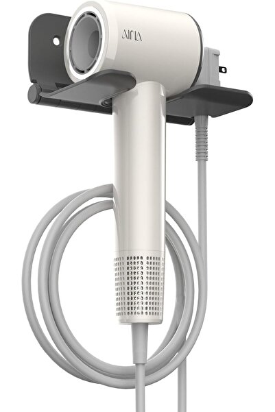 Aina Hair Dryer Holder Wall Mount, Foldable Wall Hair Tool Organizer for Bedroom & Bathroom