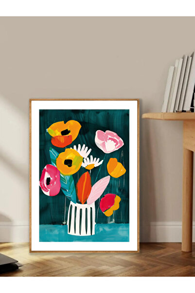 Tuba Decor Tablo dintr-o singură bucată cu rame din lemn pentru sufragerie, sufragerie, bucătărie