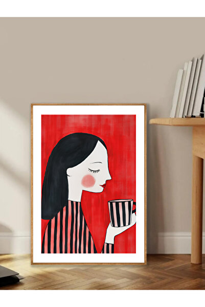 Tuba Decor Tablo dintr-o singură bucată cu rame din lemn pentru sufragerie, sufragerie, bucătărie