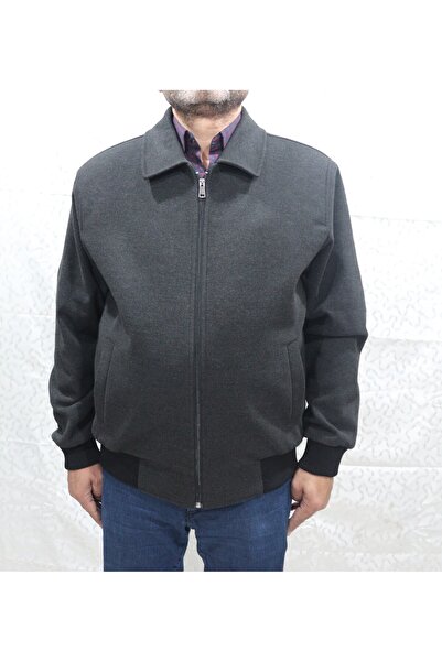 Bilgiçler erkek kaşmir mont gri