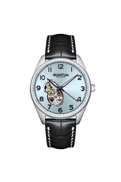 Quantum Qmg1241.301 Leather Cord Automatic Mechanism 10 Atm Water Resistant B...