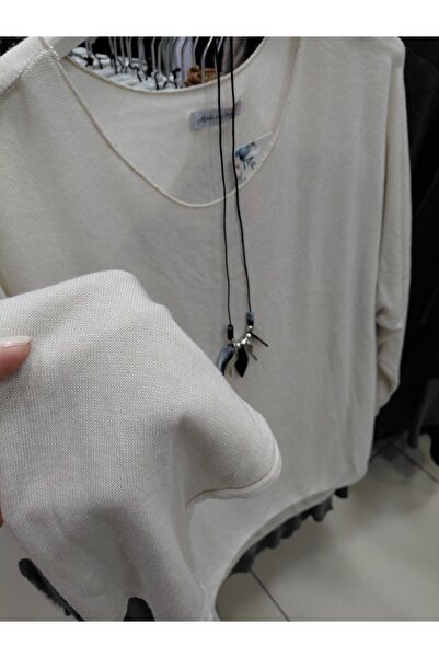 Tuana Otantik Knitwear Basic Tunic with Necklace