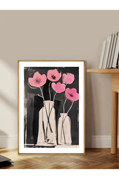 Tuba Decor Tablo dintr-o singură bucată cu rame din lemn pentru sufragerie, s...