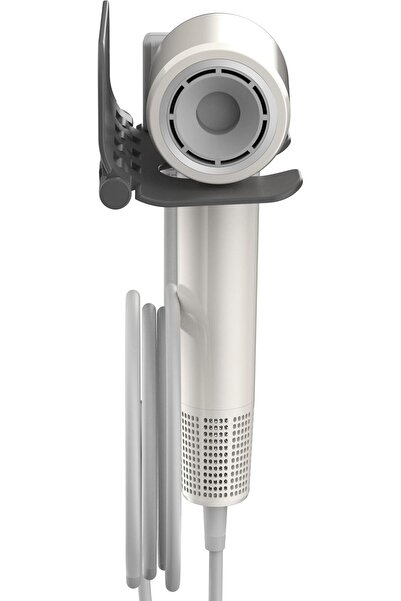 Aina Hair Dryer Holder Wall Mount, Foldable Wall Hair Tool Organizer for Bedroom & Bathroom