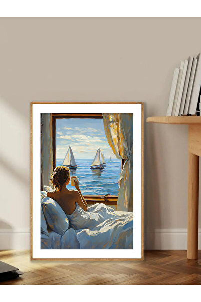 Tuba Decor Tablo dintr-o singură bucată cu rame din lemn pentru sufragerie, sufragerie, bucătărie