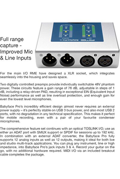 RME Audio Interface (Babyface Pro FS)