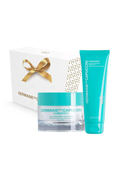 Germaine de Capuccini Mattifying Christmas Set 2023 - Purexpert Mattifying Foam 125ml + Mattifying Gel Cream 50ml - Germai